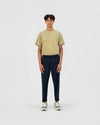 OLAF Slim Fit Elasticated Broek Navy - productfoto 5