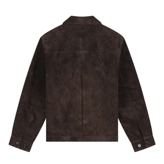 OLAF Suede Jacket Chocolate Plum - productfoto 2