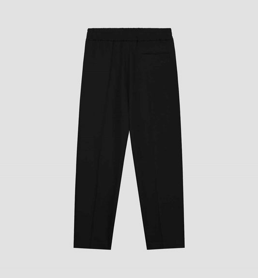 OLAF Tailored Elasticated Slim Fit Broek Black - productfoto 2