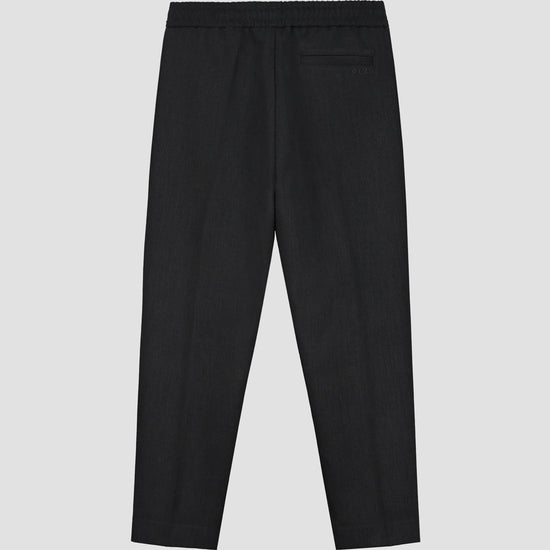 OLAF Tailored Elasticated Slim Fit Broek Grey Melange - productfoto 2