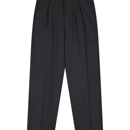 OLAF Wool Blend Pleated Broek Charcoal - productfoto 1