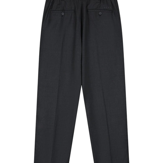 OLAF Wool Blend Pleated Broek Charcoal - productfoto 2