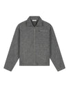 OLAF Wool Fleece Zip Jacket Sharkskin - productfoto 1