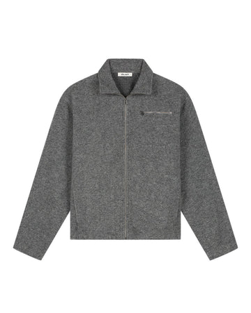 OLAF Wool Fleece Zip Jacket Sharkskin - productfoto 1