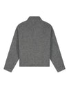 OLAF Wool Fleece Zip Jacket Sharkskin - productfoto 2