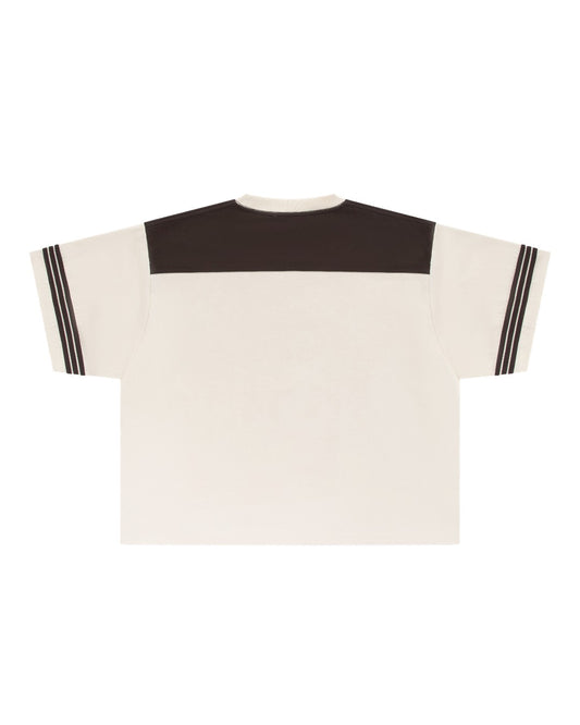 PAL Sporting Goods Late Night Sport T-shirt Marshmallow Deep Mahogany tweede productbeeld