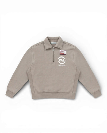 PAL Sporting Goods Pre Game Half Zip Sweater Clay vooraanzicht