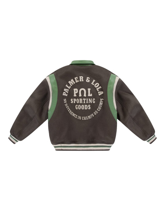 PAL Sporting Goods Ranch Varsity Jacket Deep Mahogany - productfoto 2