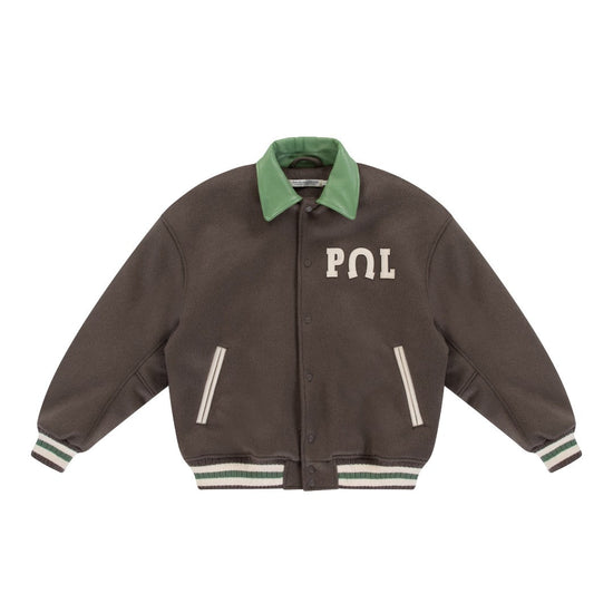 PAL Sporting Goods Ranch Varsity Jacket Deep Mahogany vooraanzicht