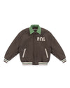 PAL Sporting Goods Ranch Varsity Jacket Deep Mahogany vooraanzicht
