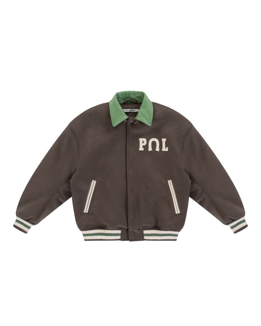 PAL Sporting Goods Ranch Varsity Jacket Deep Mahogany vooraanzicht