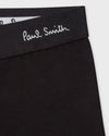 Paul Smith zwarte boxershorts, detail logotailleband