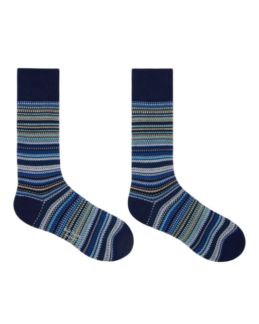 Paul Smith 3-Pack PS Stripe Socks Navy - productfoto 2