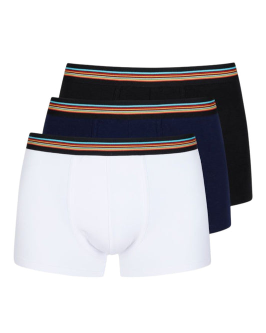 Paul Smith 3-Pack Trunks Black White Blue - productfoto 1
