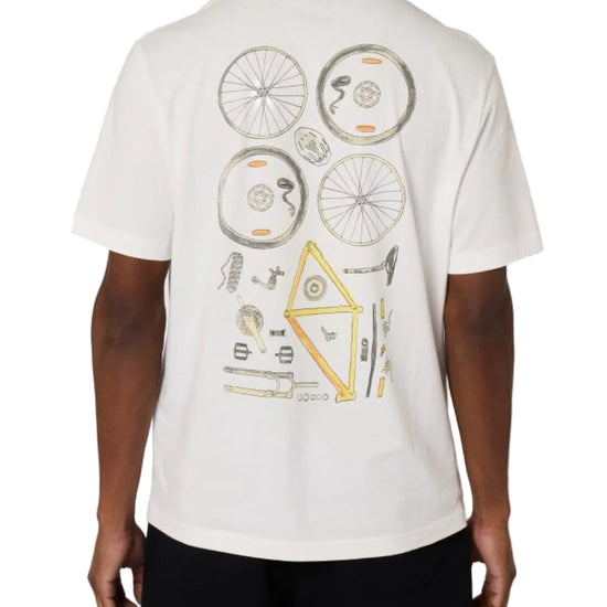 Paul Smith Bike Parts Regular Fit T-Shirt White - productfoto 1