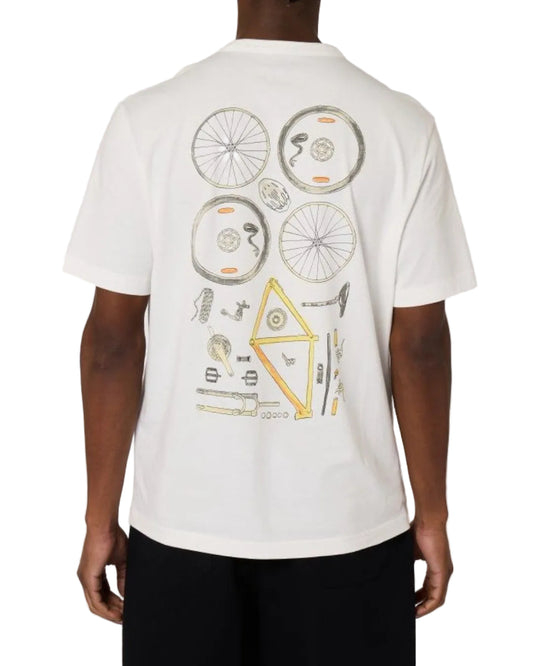 Paul Smith Bike Parts Regular Fit T-Shirt White - productfoto 1