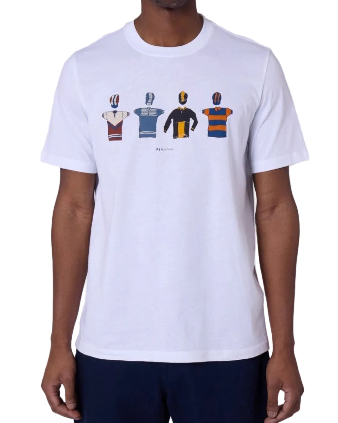Paul Smith Cycle Jerseys Regular Fit T-Shirt White - productfoto 1