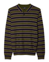 Paul Smith Knitted Long Sleeve Polo Green - productfoto 1