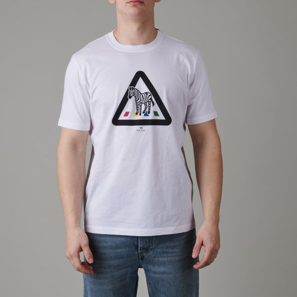 Paul Smith Zebra Cross Regular Fit T-shirt – vooraanzicht