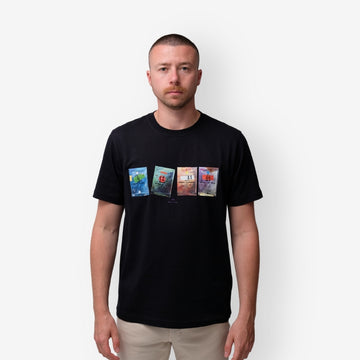 Paul Smith Blue Seeds Cotton T-shirt – vooraanzicht