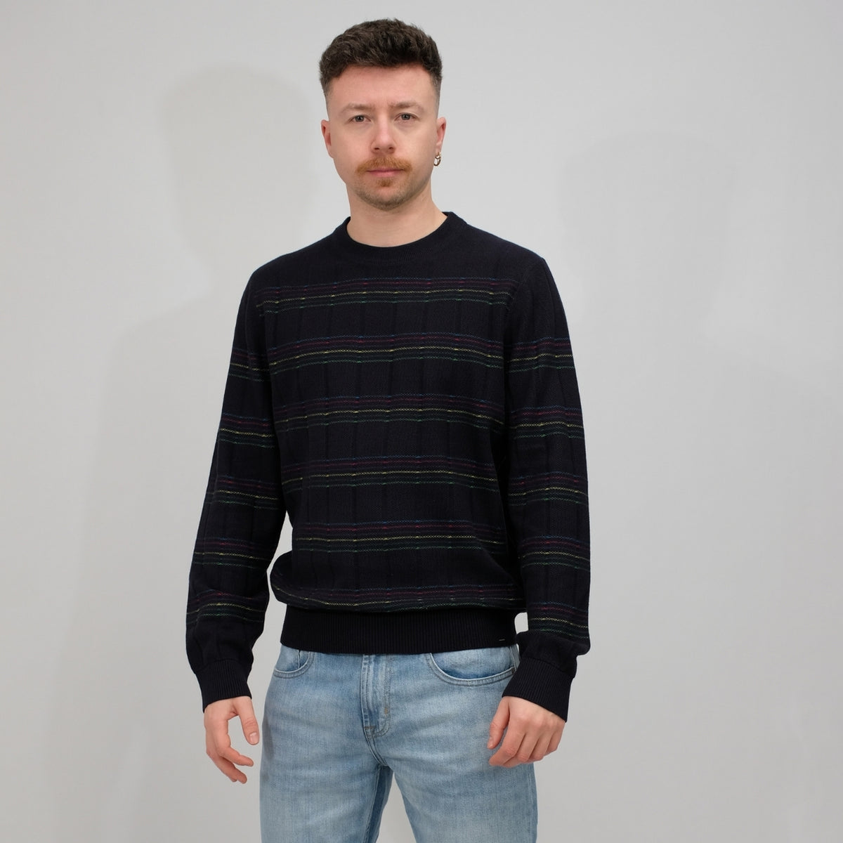 Paul Smith Wool Pullover Blue – vooraanzicht