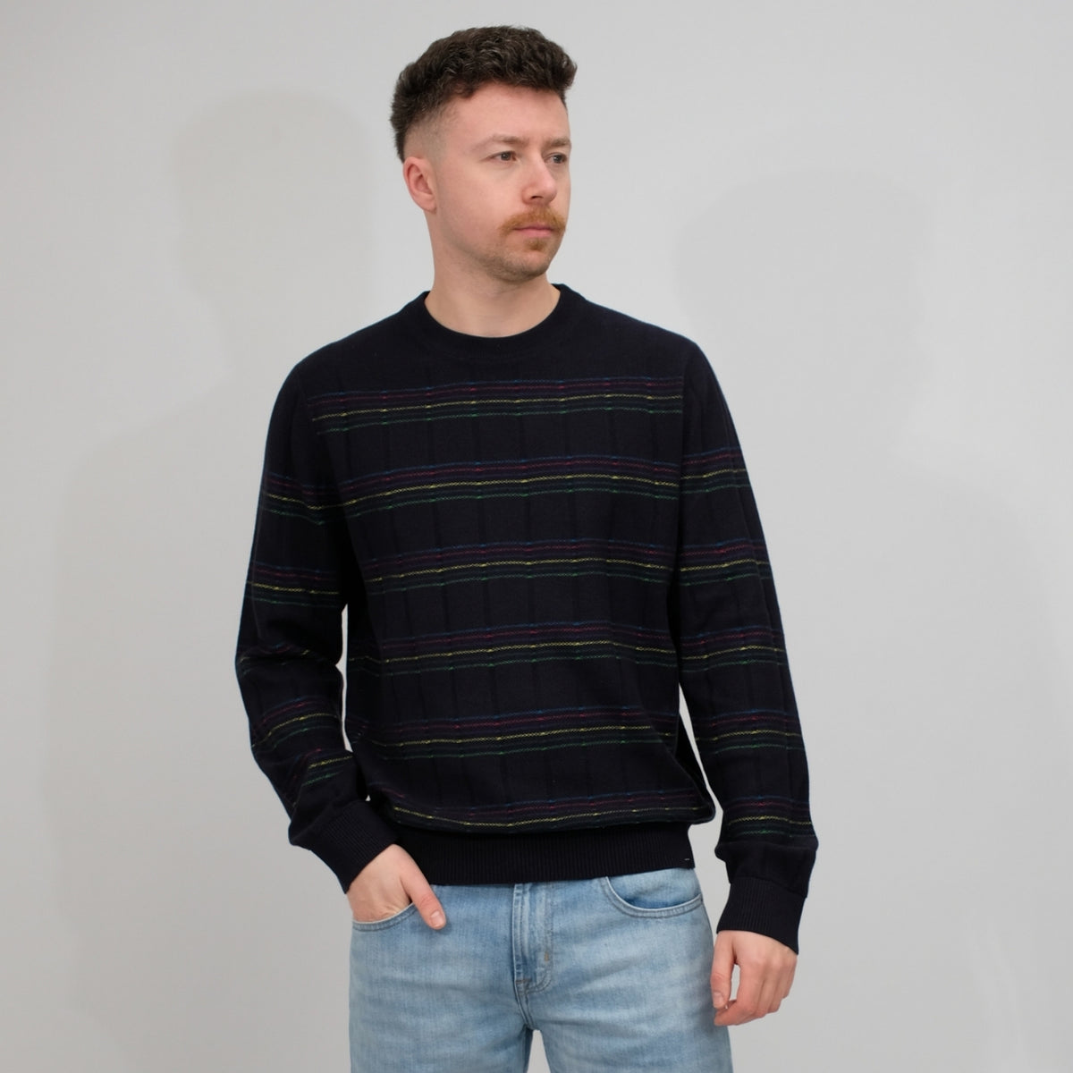 Paul Smith Wool Pullover Blue – productbeeld 3