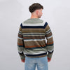 Paul Smith Striped Merino Wool Pullover Grey Blue – productbeeld 4