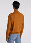 Paul Smith Half-Zip Pullover Mustard – borduurdetail