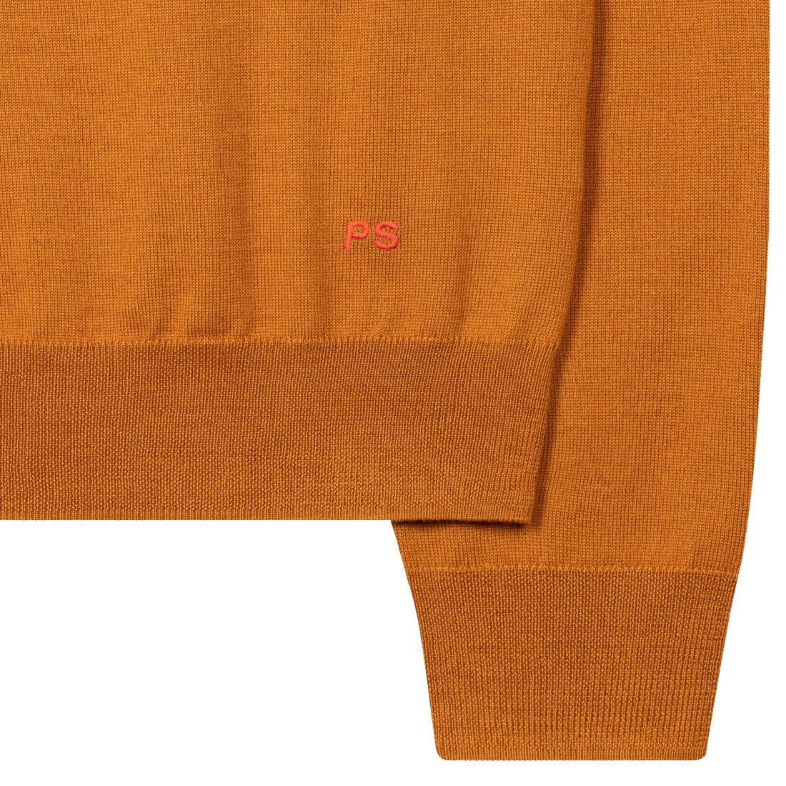 Paul Smith Half-Zip Pullover Mustard – vooraanzicht