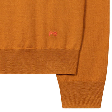 Paul Smith Half-Zip Pullover Mustard – vooraanzicht