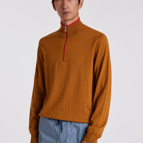 Paul Smith Half-Zip Pullover Mustard – ritsdetail