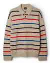 Paul Smith Light Tan Striped Wool Blend Knitted Pullover – productbeeld 2