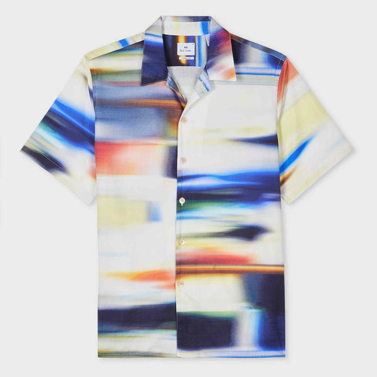 Paul Smith Lyocell Casual Fit Shirt White – productbeeld 2