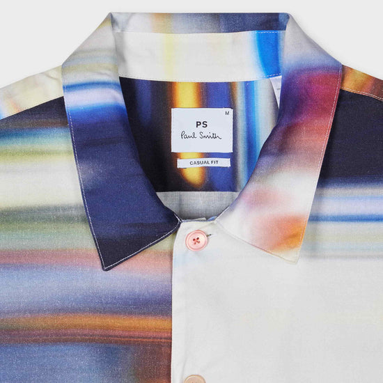 Paul Smith Lyocell Casual Fit Shirt White – productbeeld 3