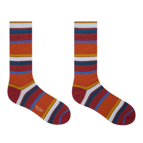 Paul Smith PS Stripe Socks Orange - productfoto 2