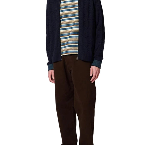 Paul Smith Regular Fit Knitted T-Shirt Blue Stripe - productfoto 2
