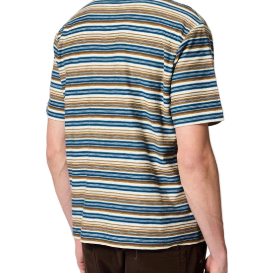 Paul Smith Regular Fit Knitted T-Shirt Blue Stripe - productfoto 4