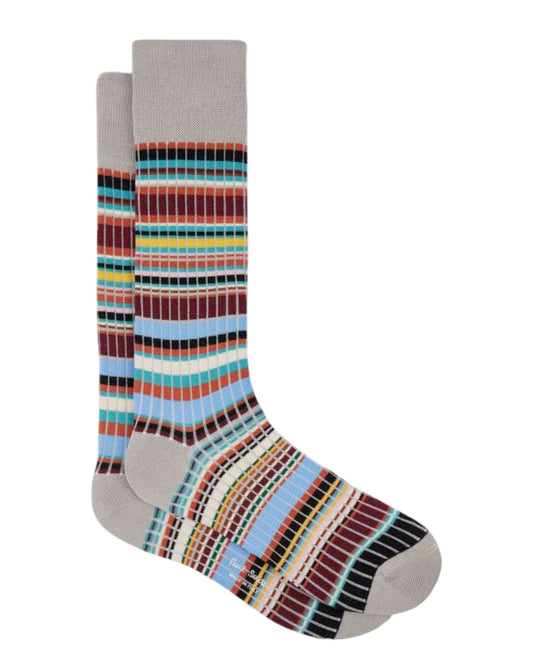 Paul Smith Rib Signature Socks Grey - productfoto 1