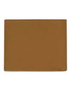 Achterkant van de Paul Smith portefeuille in glad bruinbeige leder
