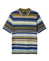 Paul Smith polo met groene en blauwe strepen, productfoto vooraanzicht