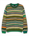 Green Striped Pullover