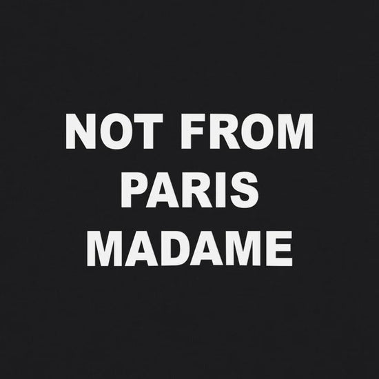 Drôle de Monsieur Bold Slogan Sweatshirt Black productfoto 3 bij Checkpoint Mol