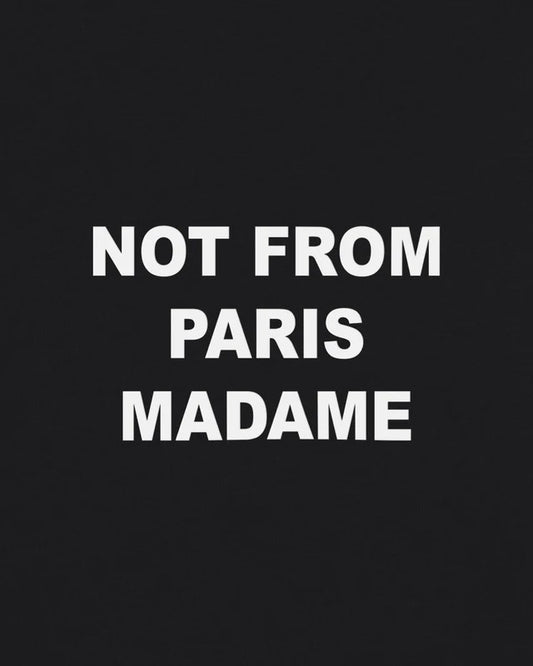Drôle de Monsieur Bold Slogan Sweatshirt Black productfoto 3 bij Checkpoint Mol