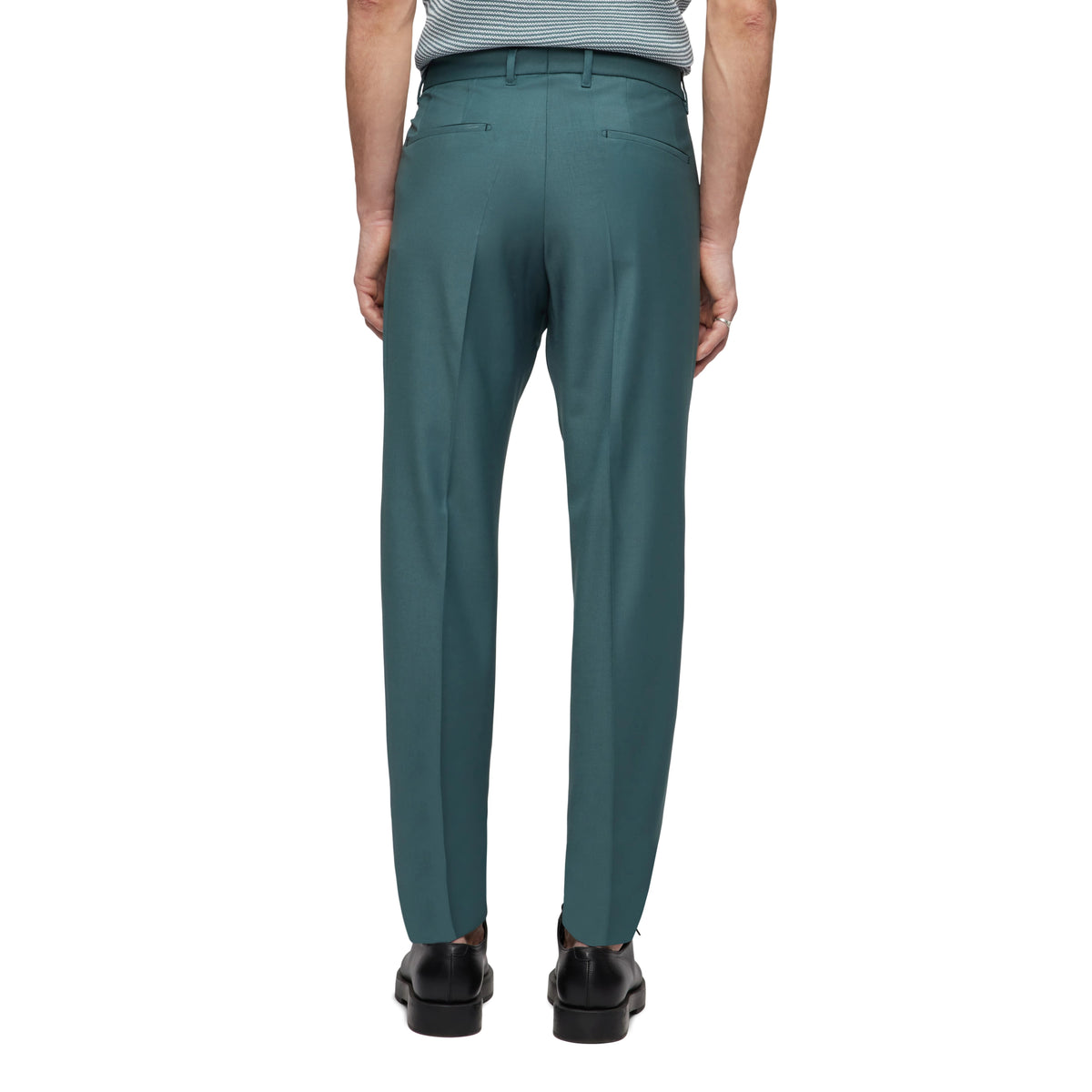 DRYKORN Piet Drynamic Stretch Wool Trousers Aqua Green – productfoto 2 – Checkpoint Mol