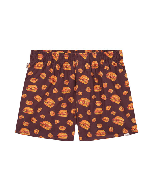 Pockies 2-Pack Burger Boxers Red – productfoto 4