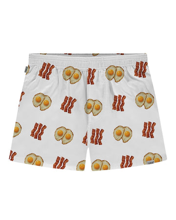 Pockies Breakfast Boxers White – productfoto 1