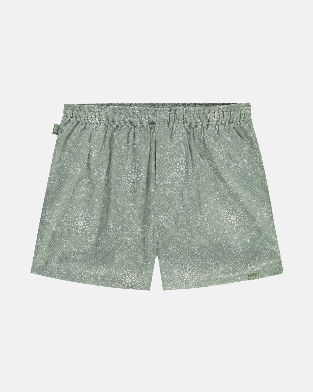 Pockies Green Flowers Boxer Shorts – productfoto 1