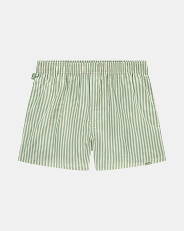 Pockies Green Striped Boxer Shorts – productfoto 1