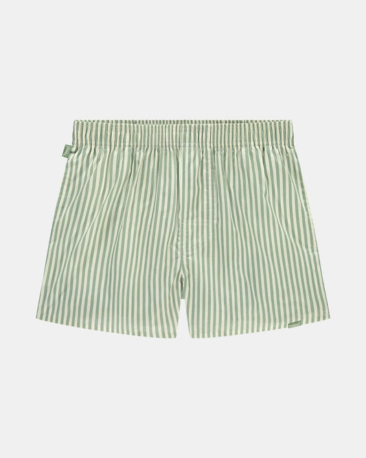 Pockies Green Striped Boxer Shorts – productfoto 1