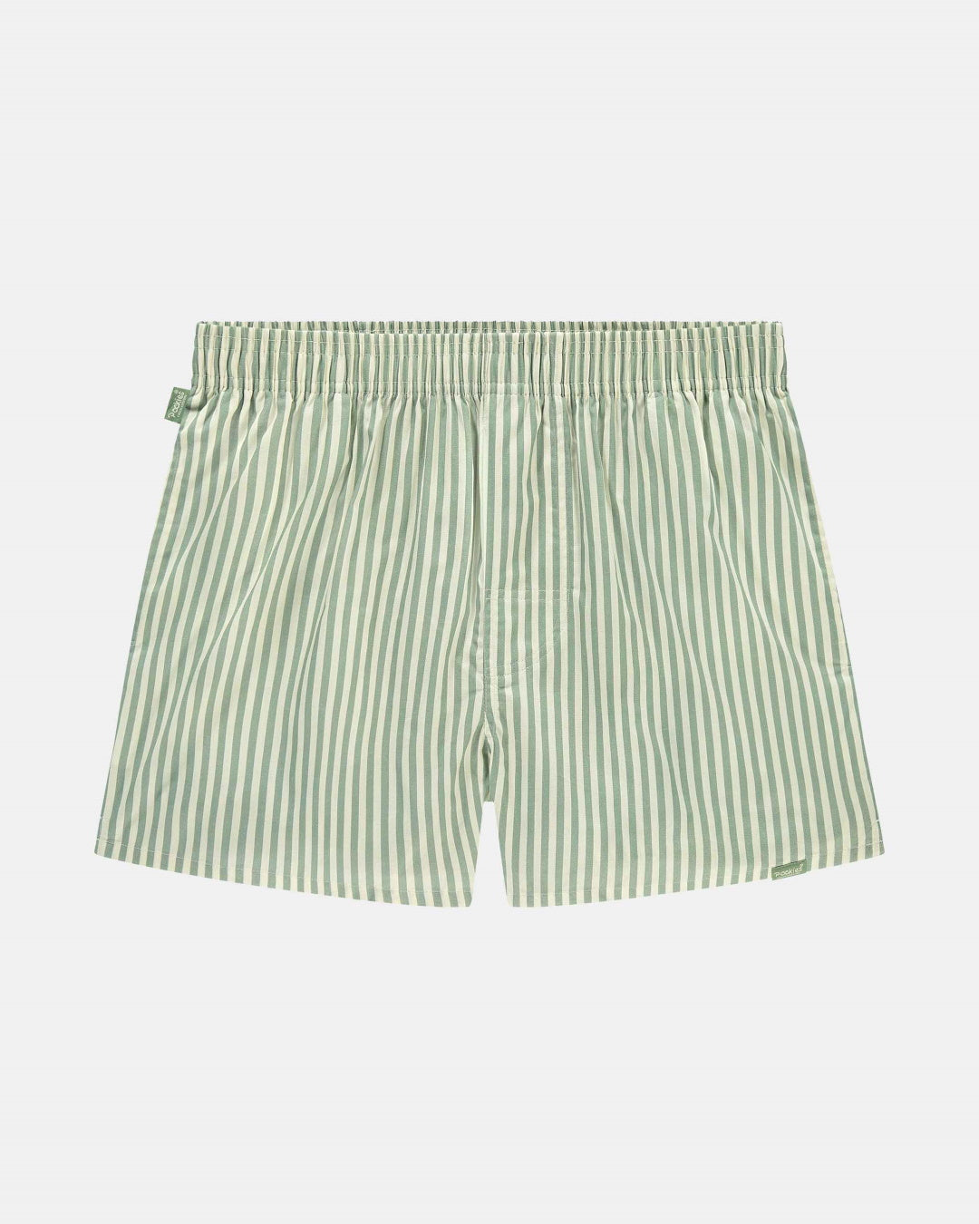 Pockies Green White Striped Boxer Shorts – productfoto 1